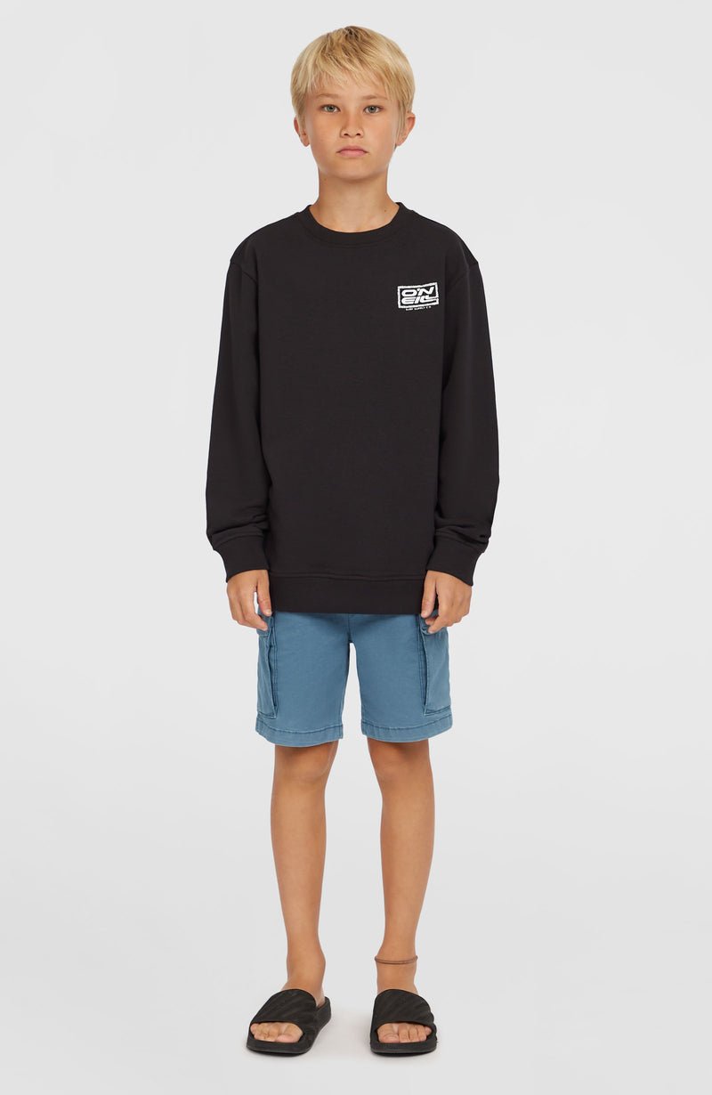 Oneill Kids Logo Crew Sweatshirt | Black