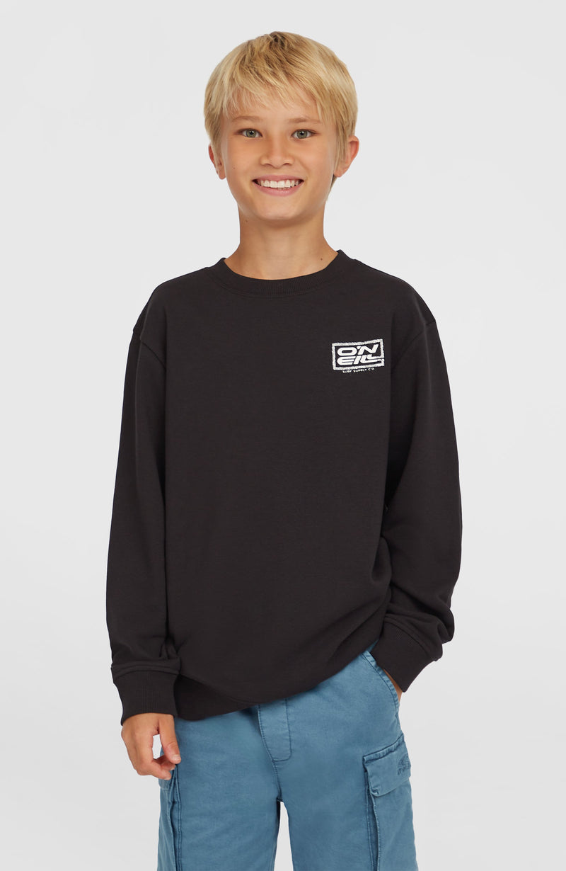 oneill Kids Logo Crew Sweatshirt | Black