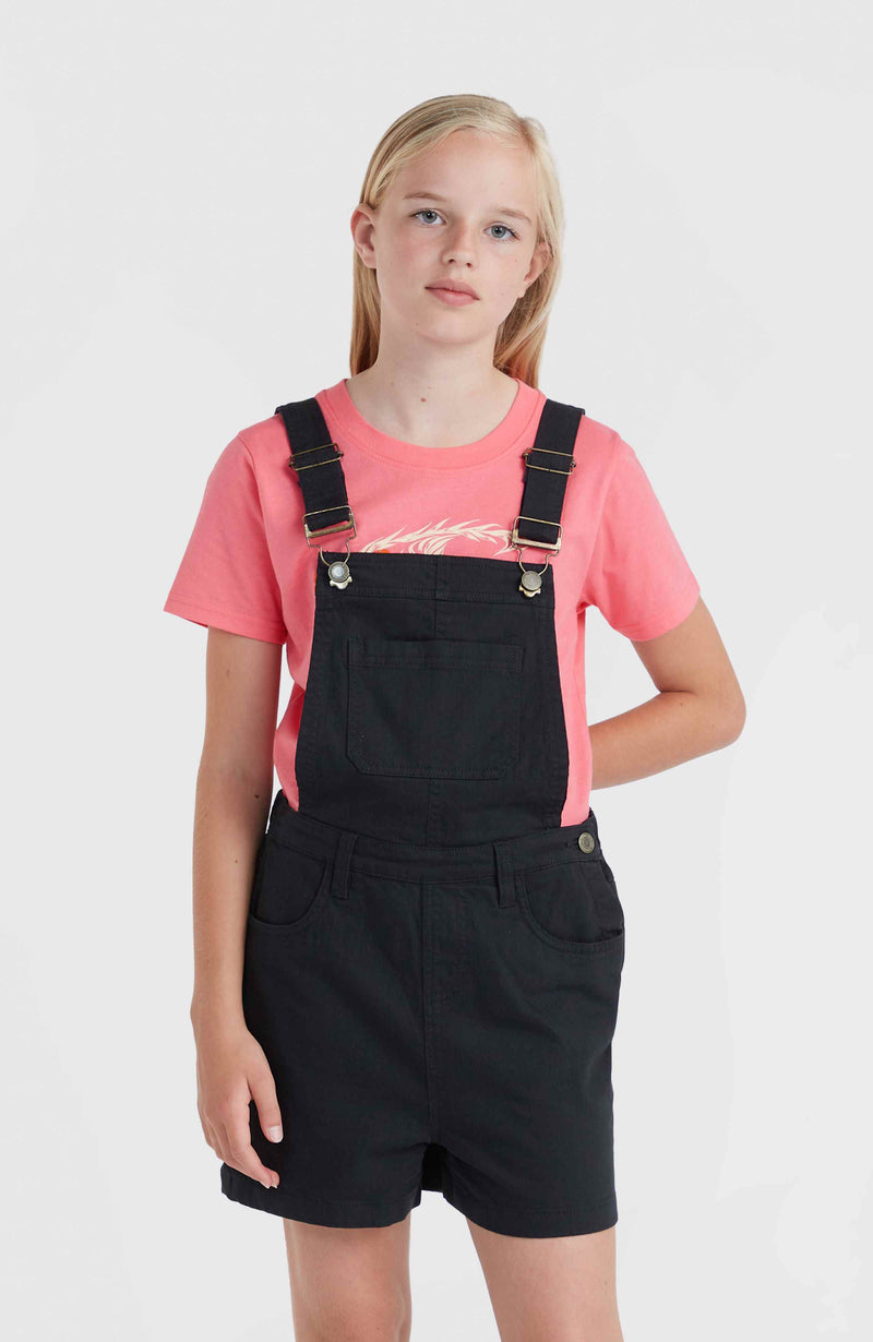 oneill Kids Mix and Match Dungaree | Black