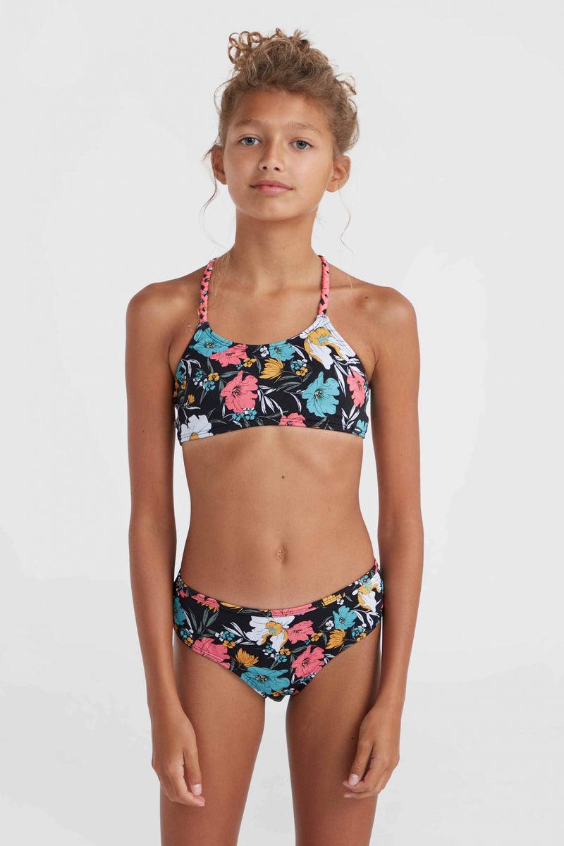 oneill Kids Mix and Match Tropics Bikini Set | Black