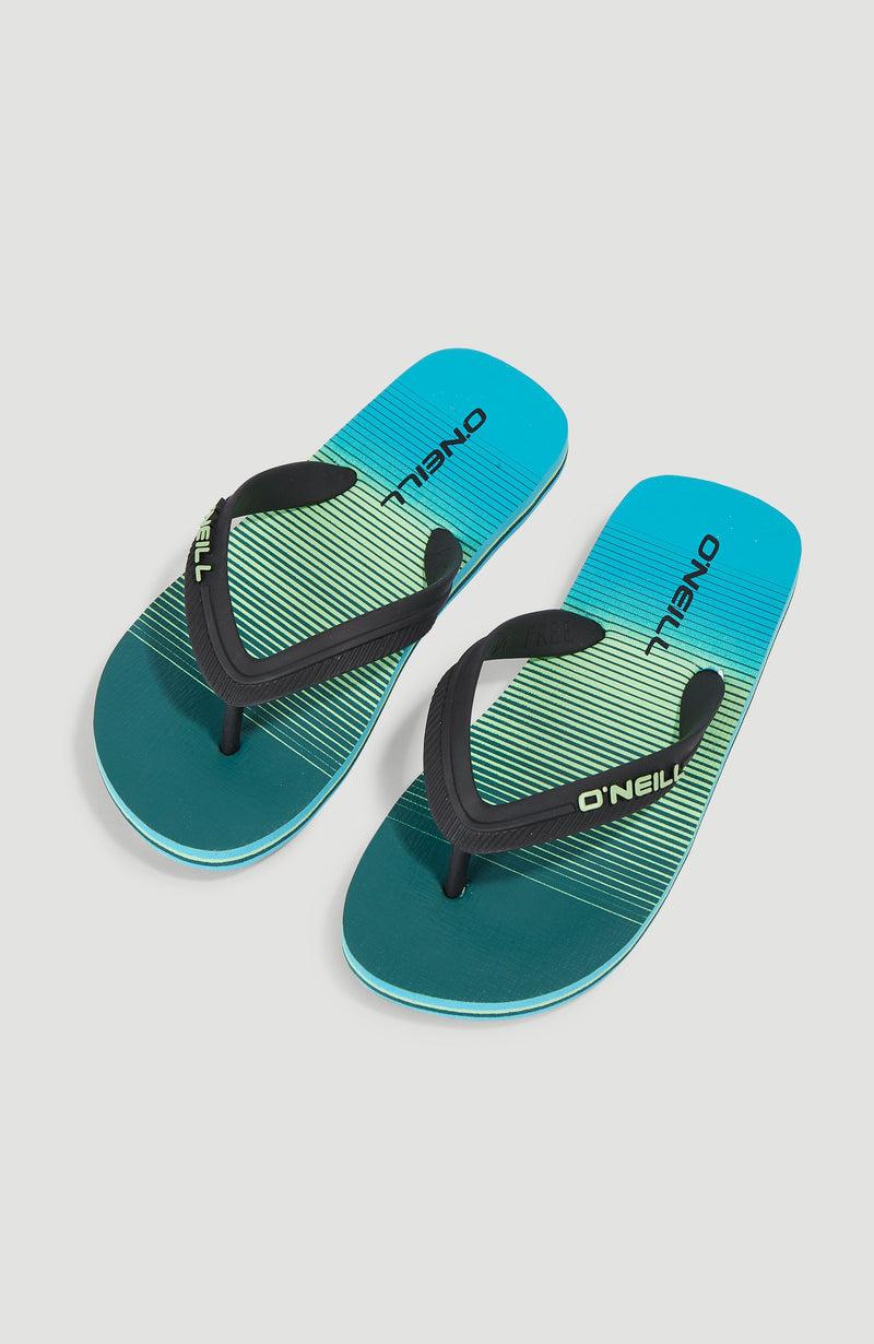 oneill Kids Profile Graphic Sandals | Green Mix
