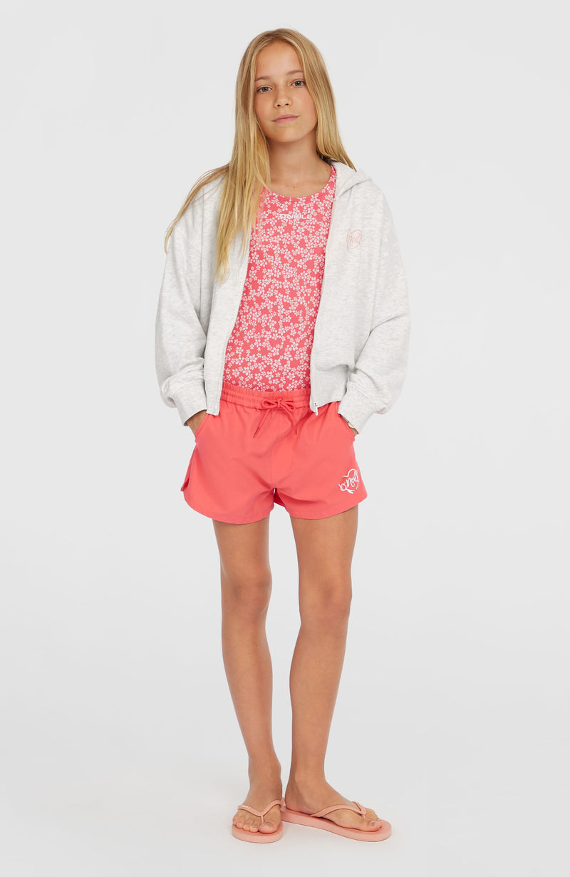 Oneill Kids Script Falf-Zip Hoodie | White