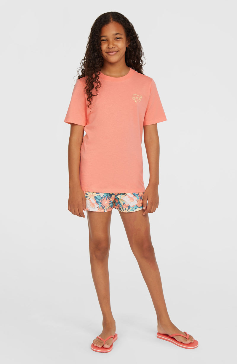 Oneill Kids Script T-Shirt | Pink