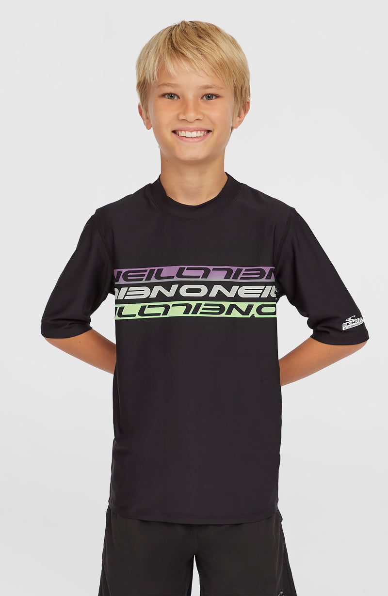 oneill Kids Short Sleeve Skin | Black