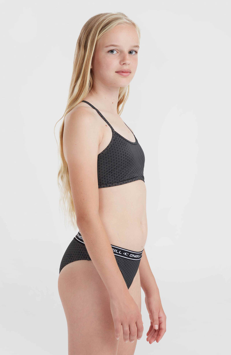 Oneill Kids Sportclub Active Bikini Set | Black