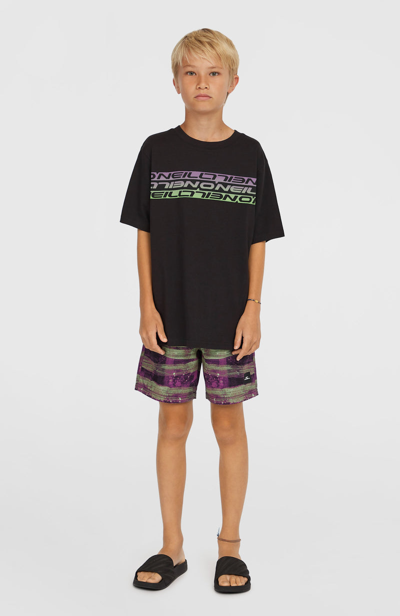 Oneill Kids Stripe T-Shirt | Black