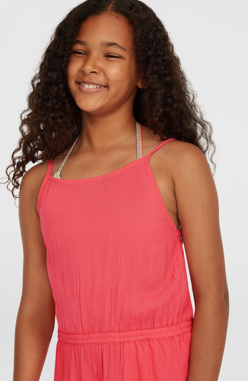 Oneill Kids Summer Woven Playsuit | Pink