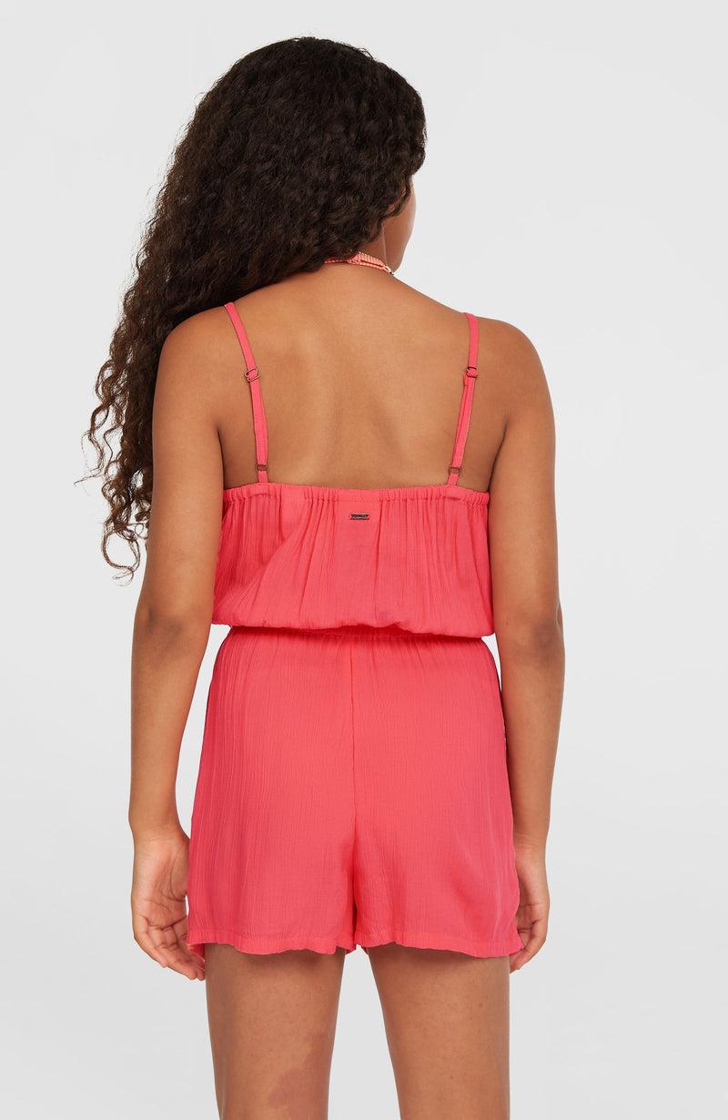 Oneill Kids Summer Woven Playsuit | Pink