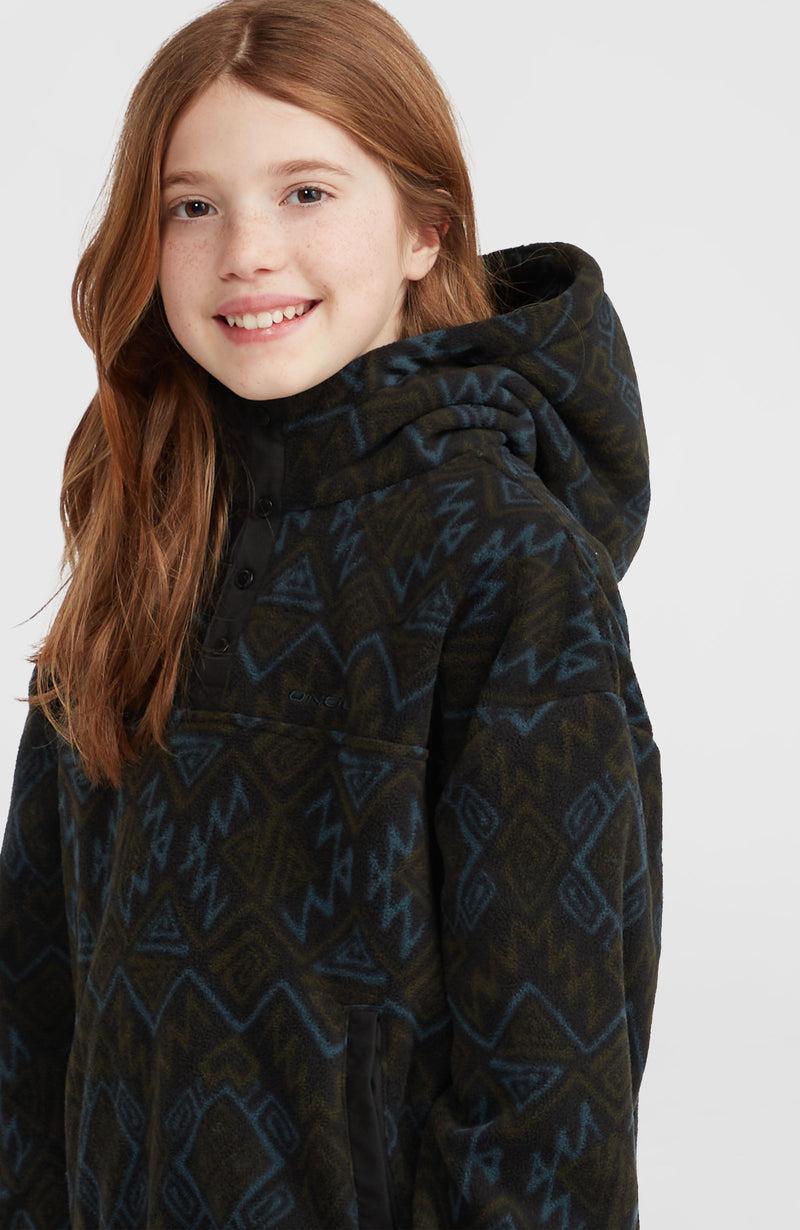 Oneill Kids Superfleece Half-Zip Hoodie | Black