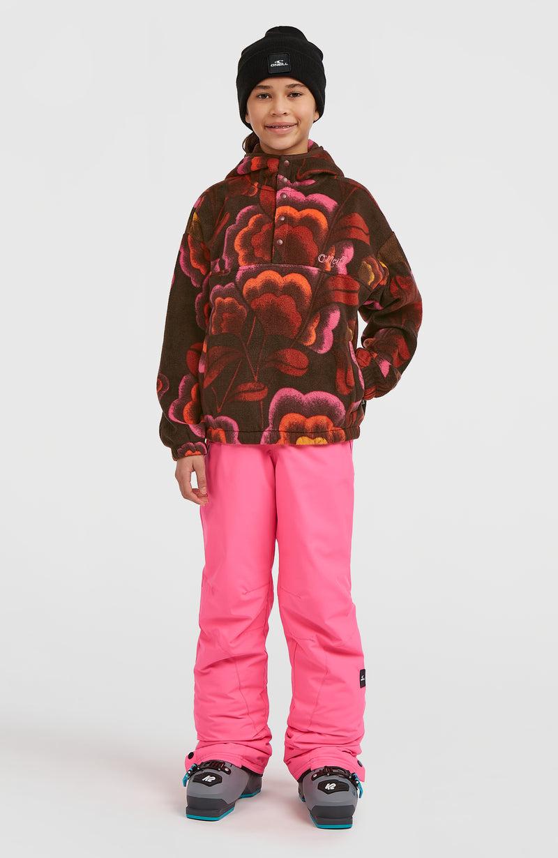 Oneill Kids Superfleece Half-Zip Hoodie | Brown