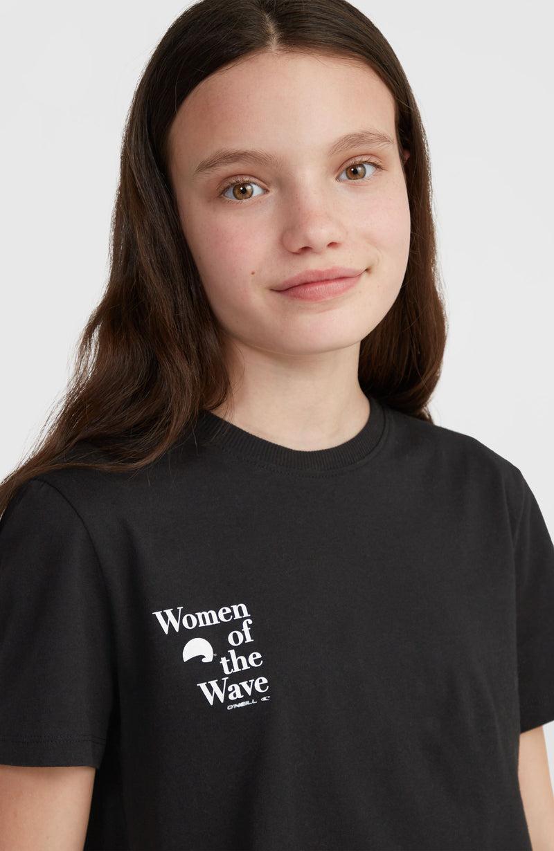 Oneill Kids Women Of The Wave T-Shirt | Black