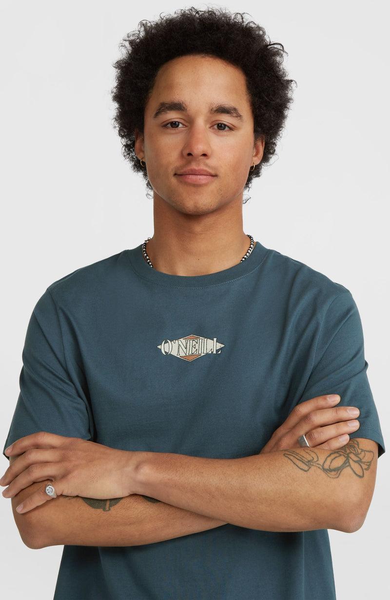 Oneill Men Back Print T-Shirt | Blue