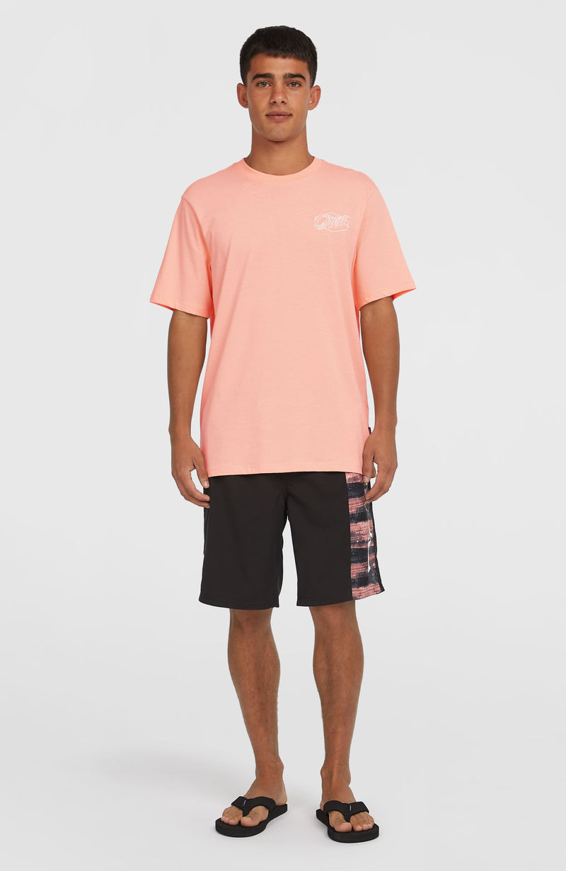 Oneill Men Box Logo T-Shirt | Pink