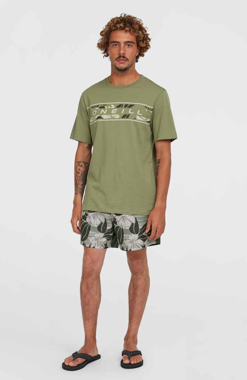 Oneill Men Cali Block 15'' Swim Shorts | Green