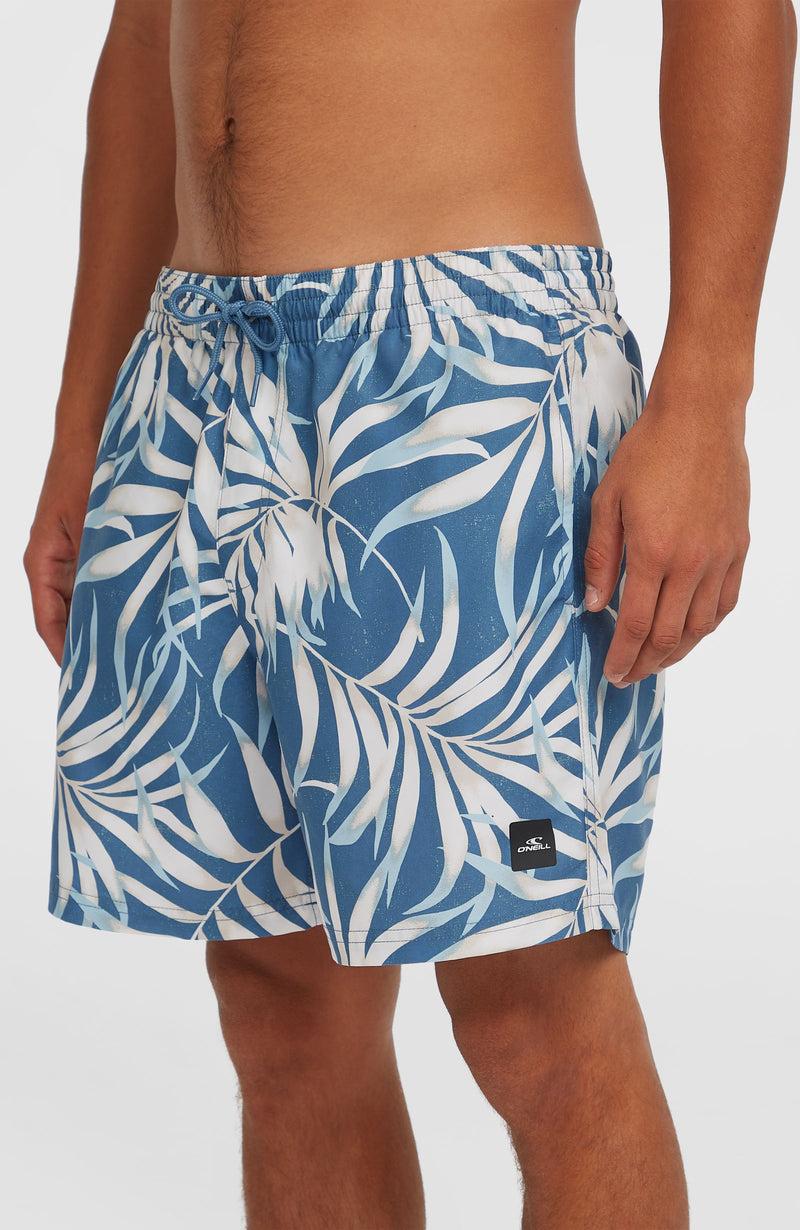 Oneill Men Cali Floral 16'' Swim Shorts | Blue