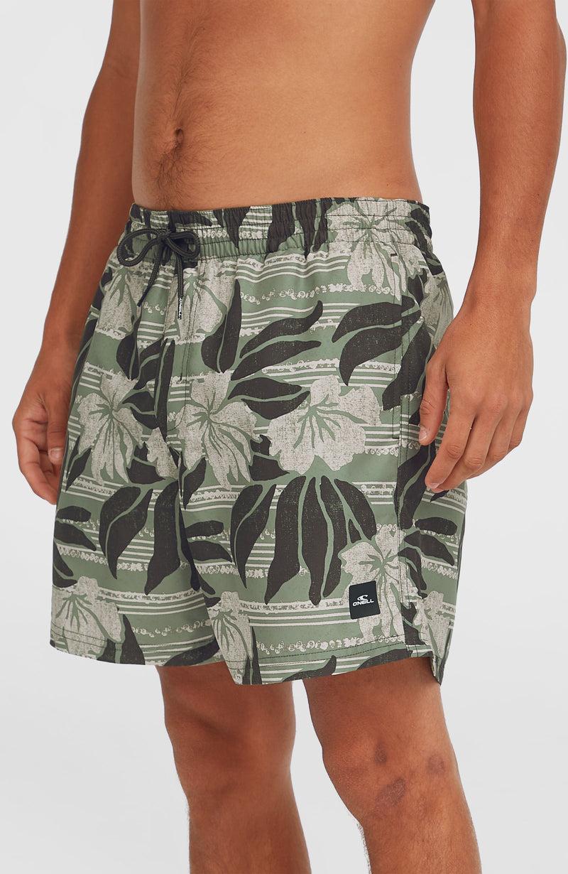 Oneill Men Cali Floral 16'' Swim Shorts | Green