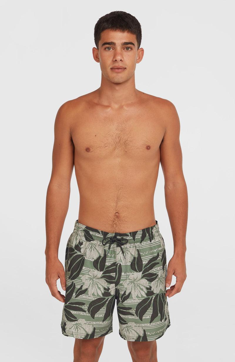 oneill Men Cali Floral 16'' Swim Shorts | Green