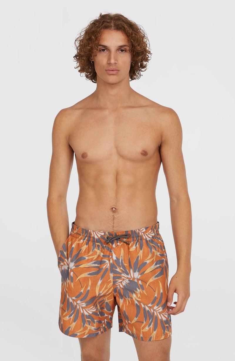 oneill Men Cali Floral 16'' Swim Shorts | Orange