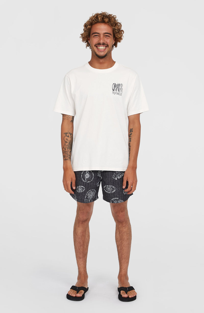 Oneill Men Cali Print 15'' Swim Shorts | Black