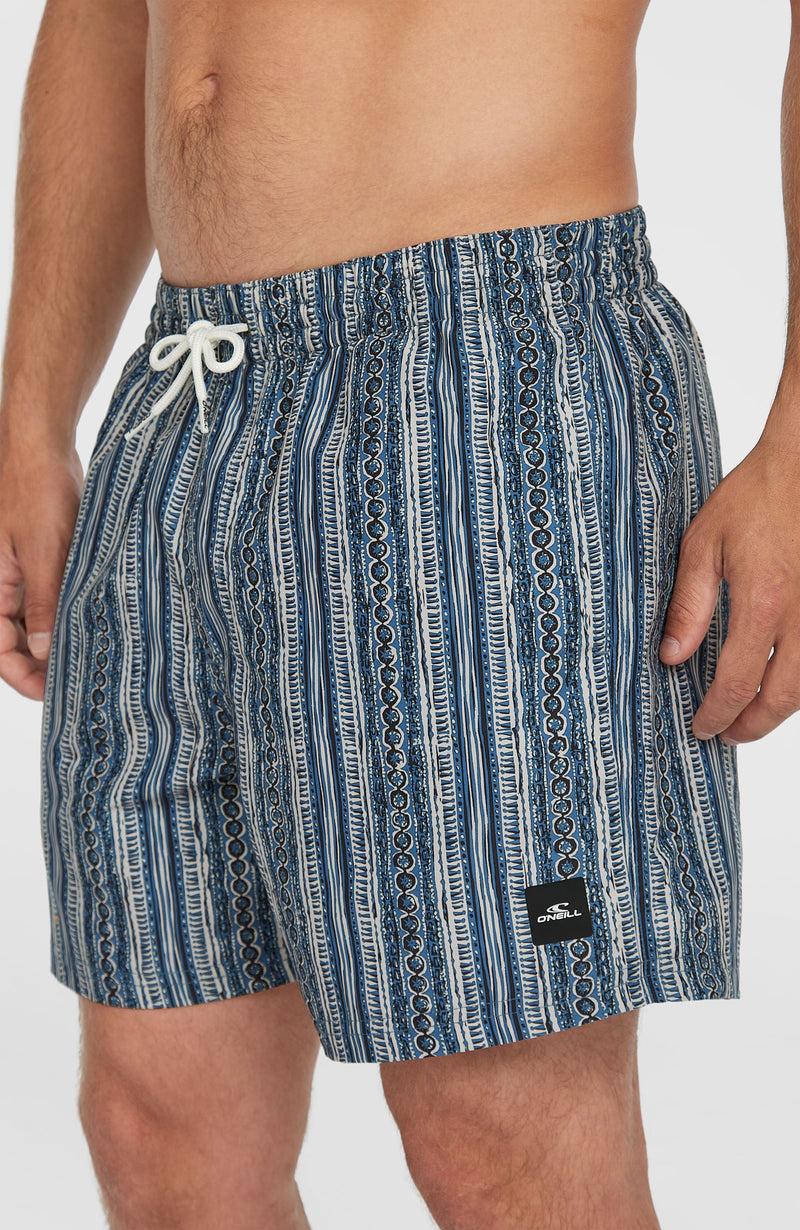 Oneill Men Cali Print 15'' Swim Shorts | Blue