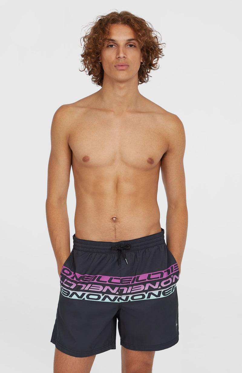 oneill Men Cali Stripe 16'' Swim Shorts | Black