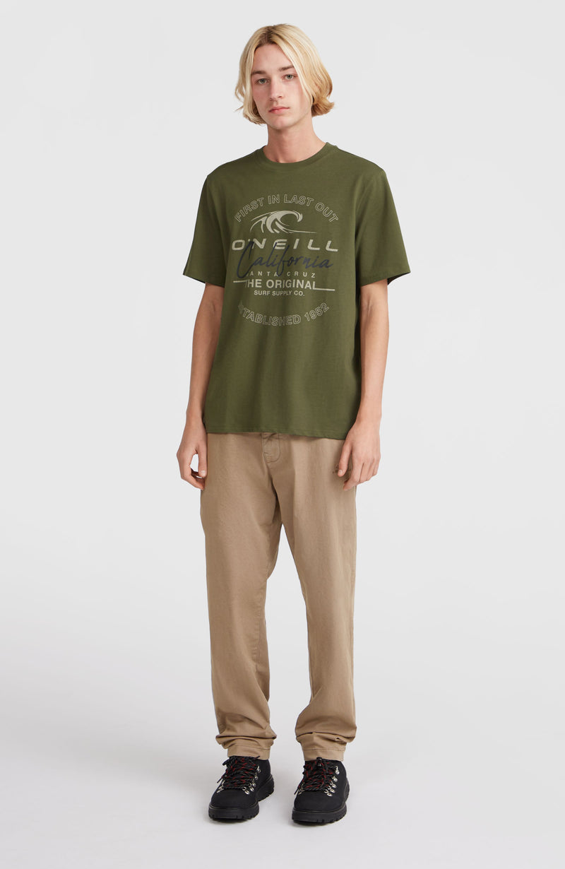 Oneill Men Cali Wave T-Shirt | Green