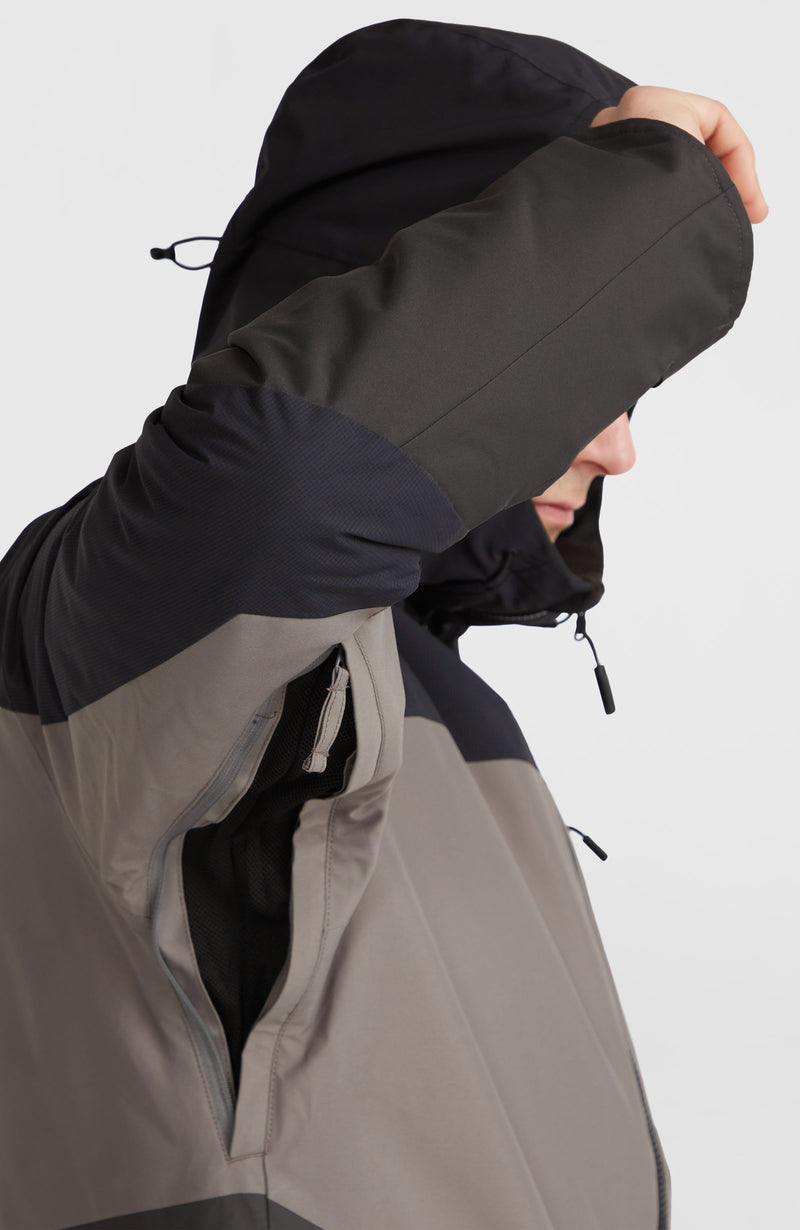 Oneill Men Carbonite Snow Jacket | Black Mix