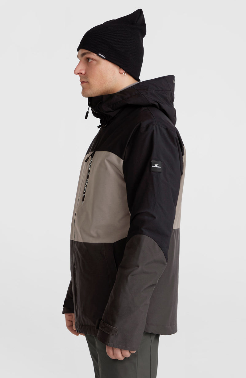 Oneill Men Carbonite Snow Jacket | Black Mix