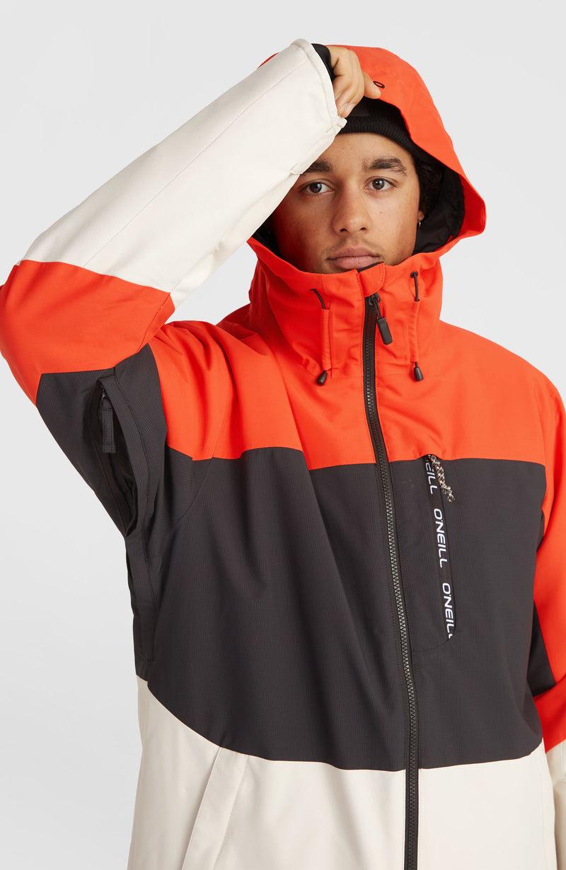 Oneill Men Carbonite Snow Jacket | Red Mix