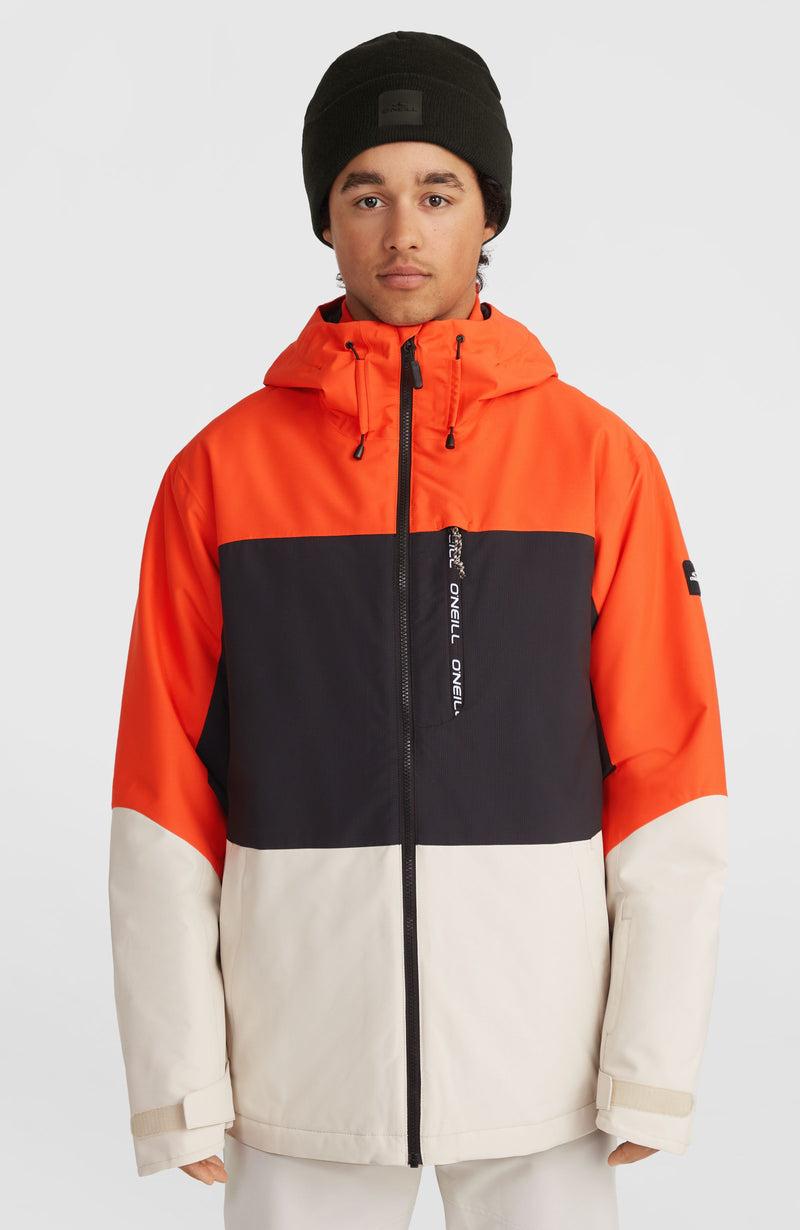 oneill Men Carbonite Snow Jacket | Red Mix