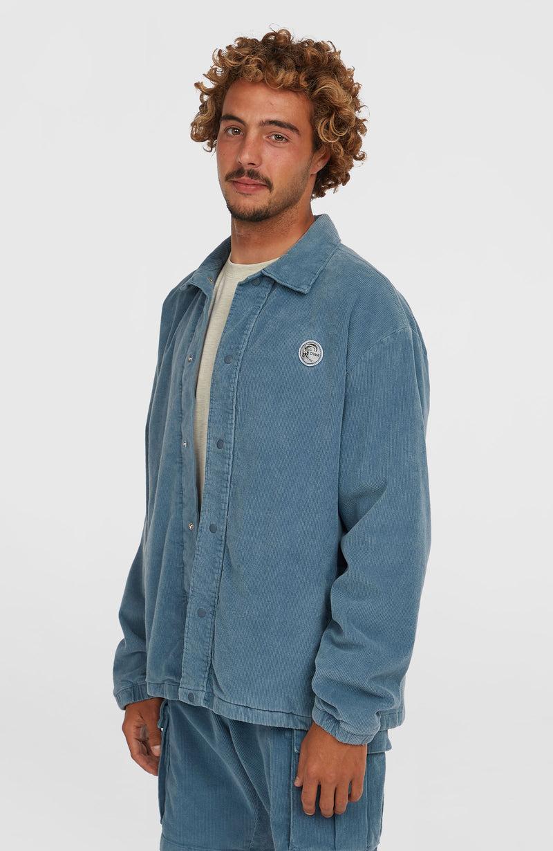Oneill Men Cord Coach Jacket | Blue