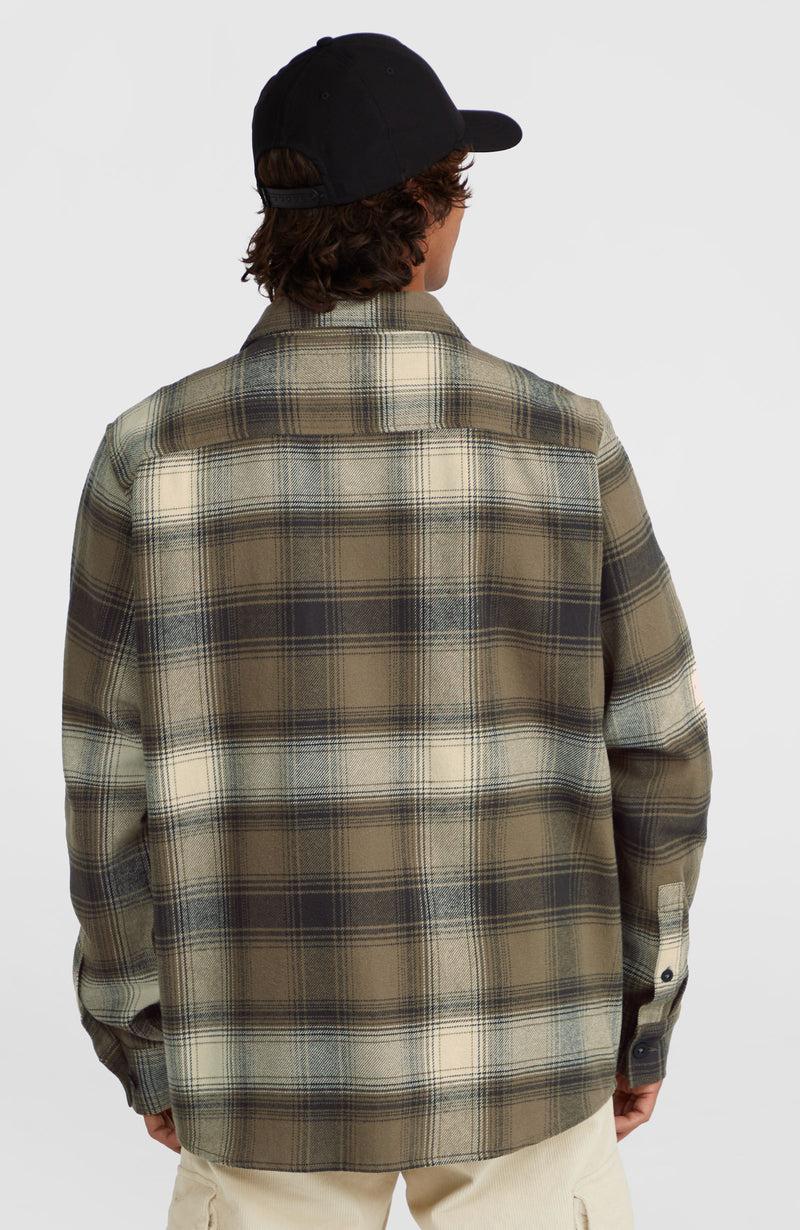 Oneill Men Flannel Check Shirt | Brown