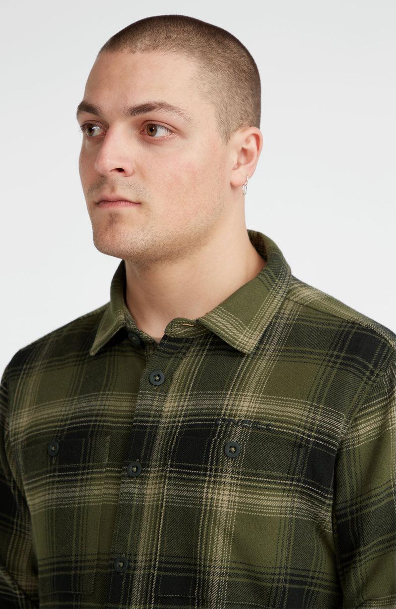 Oneill Men Flannel Check Shirt | Green