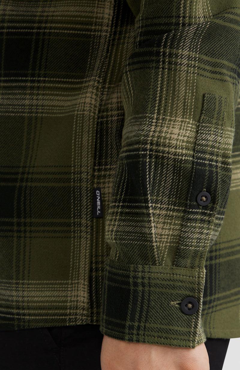 Oneill Men Flannel Check Shirt | Green