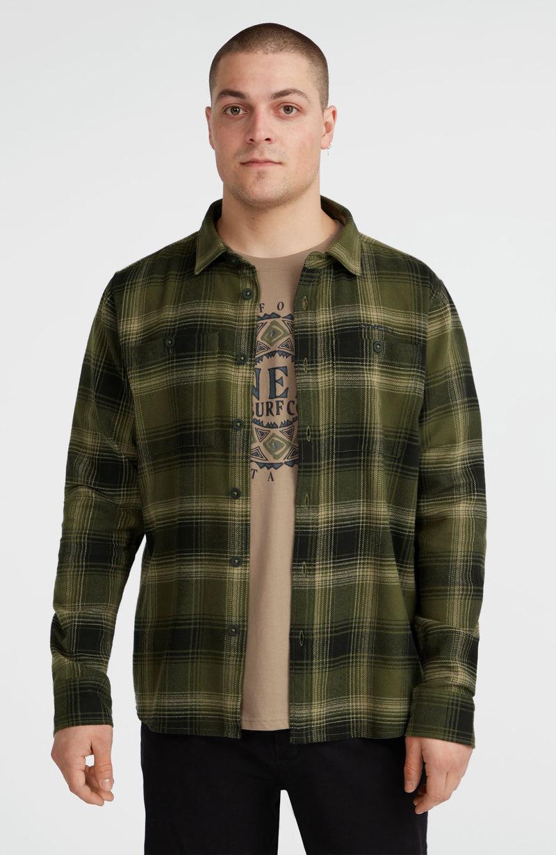 oneill Men Flannel Check Shirt | Green