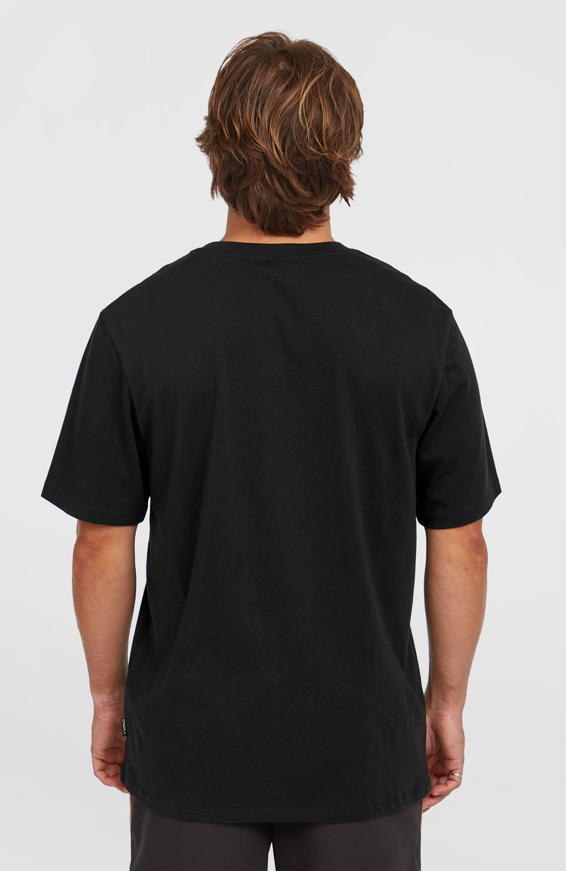 Oneill Men Front Graphic T-Shirt | Black
