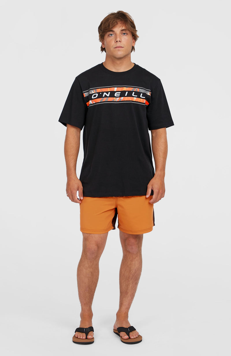 Oneill Men Front Graphic T-Shirt | Black