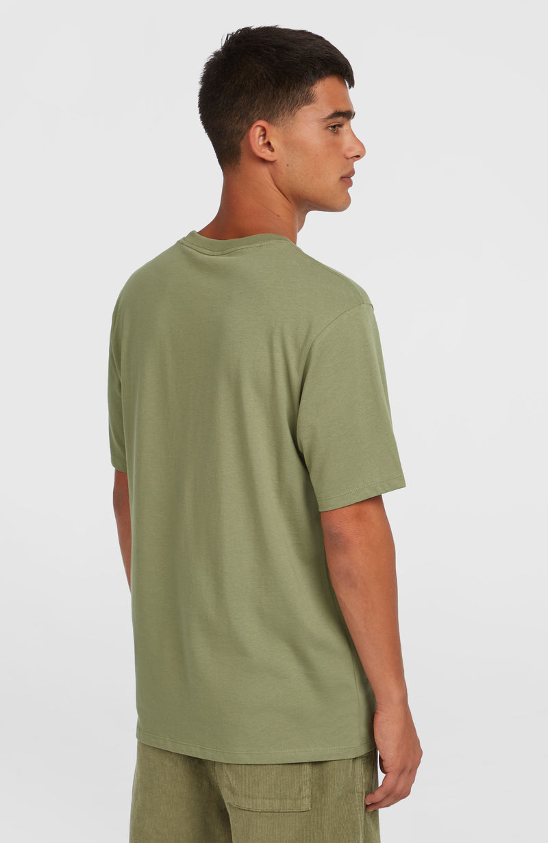Oneill Men Front Graphic T-Shirt | Green