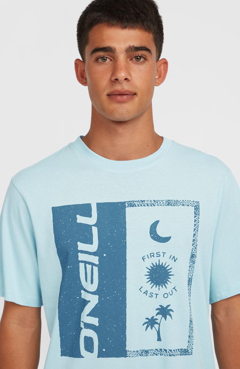 Oneill Men Front Print T-Shirt | Blue