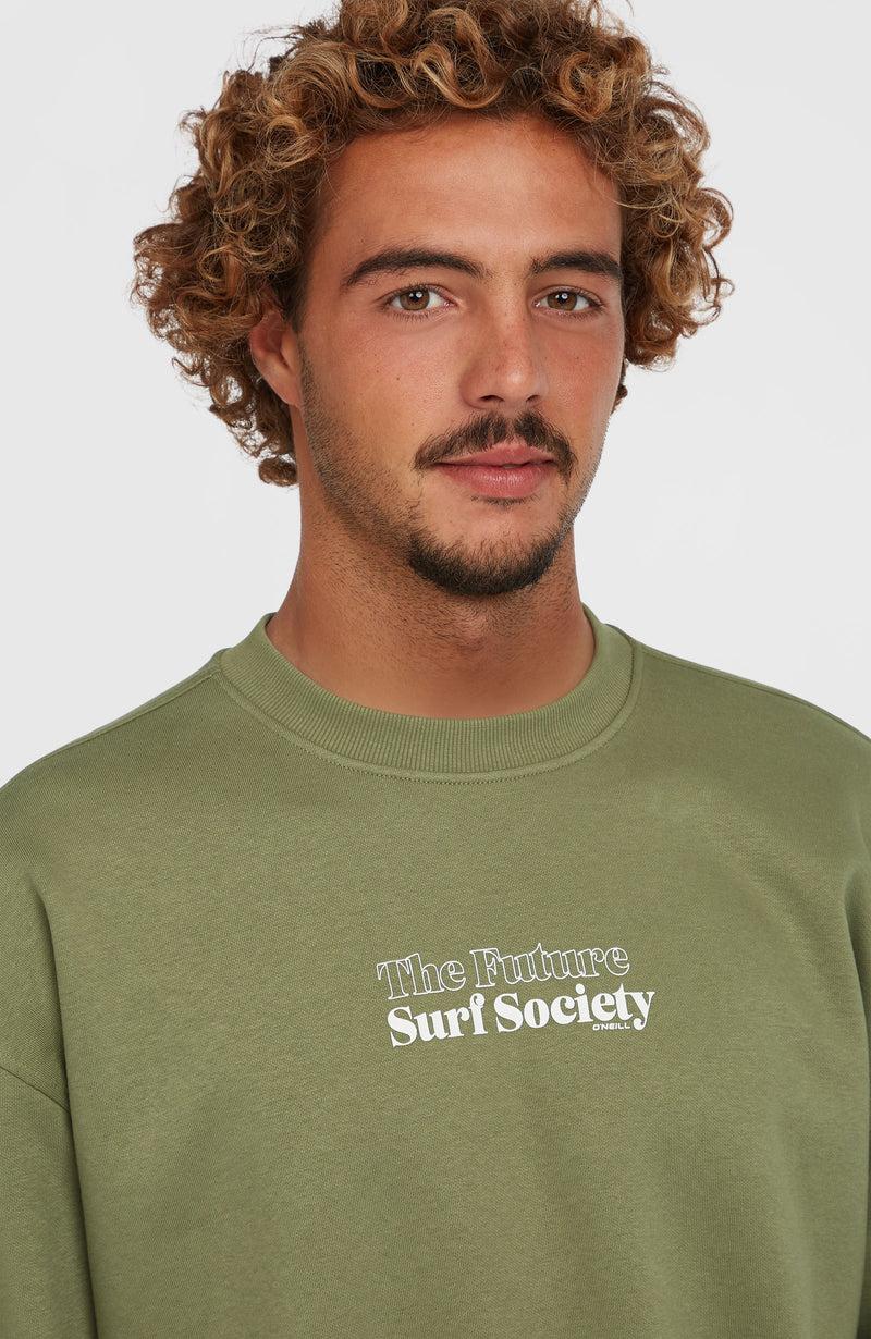 Oneill Men Future Surf Crew Sweatshirt | Green