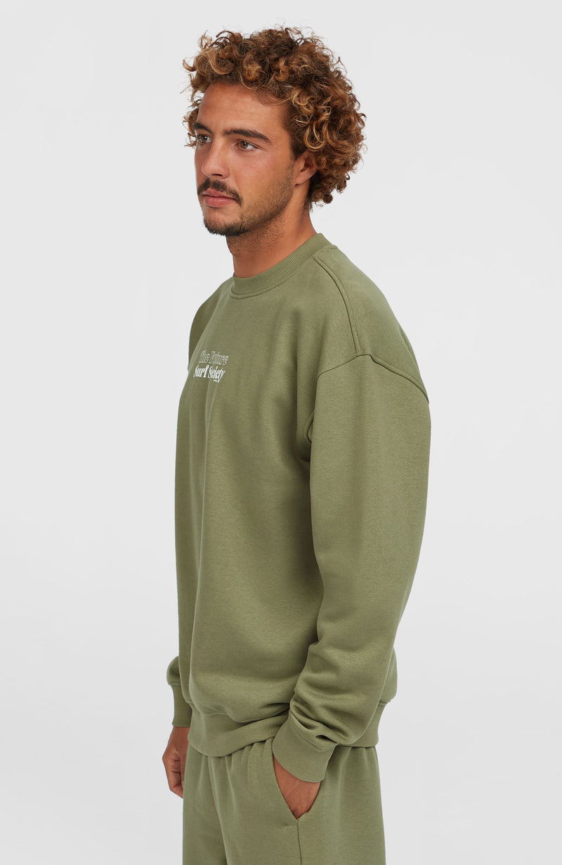 Oneill Men Future Surf Crew Sweatshirt | Green