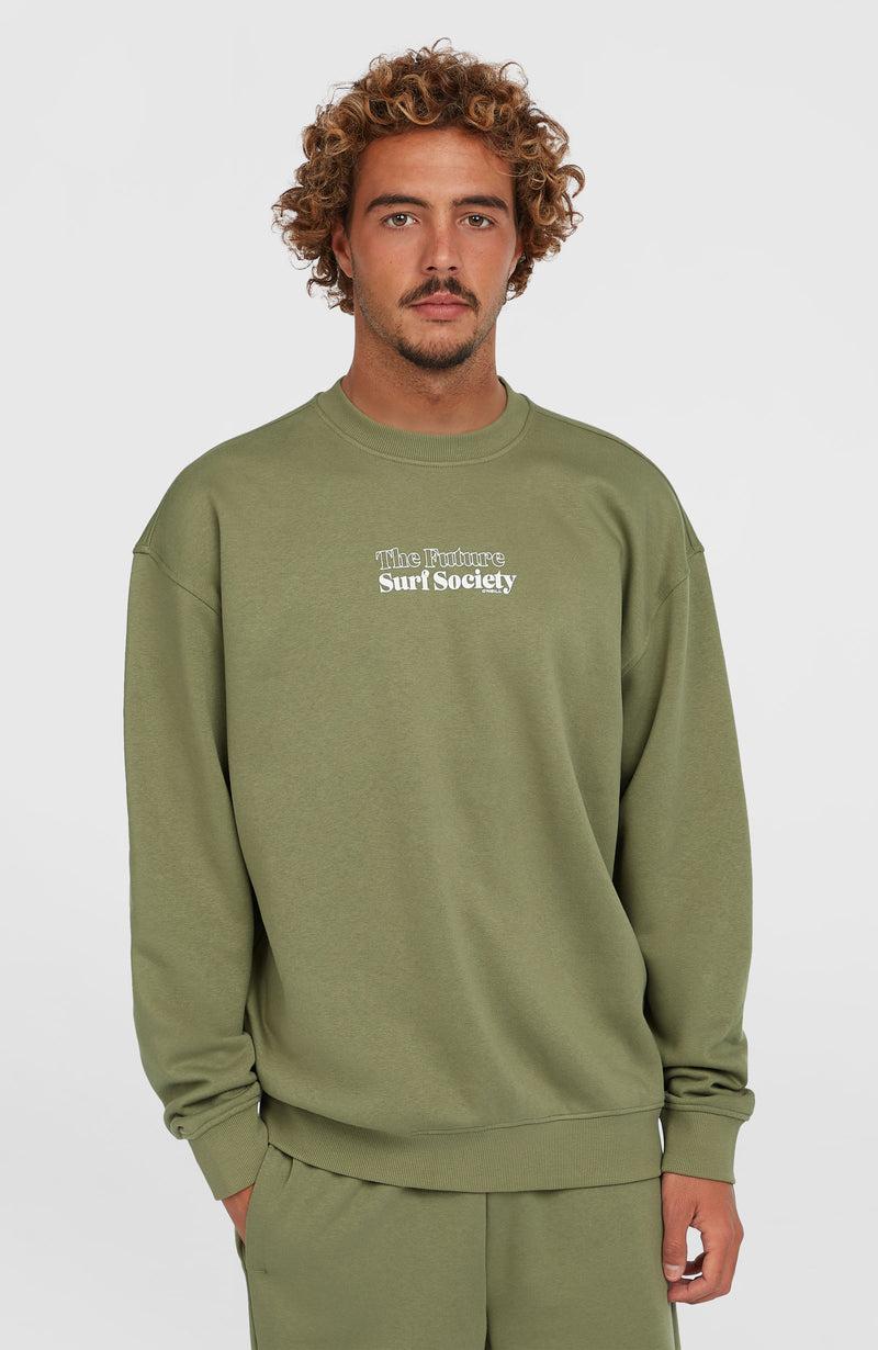 oneill Men Future Surf Crew Sweatshirt | Green