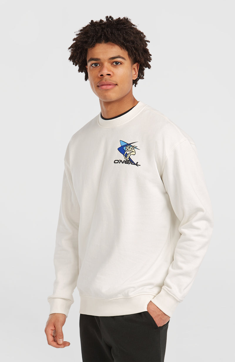 Oneill Men FWC'Play Crew Sweatshirt | White