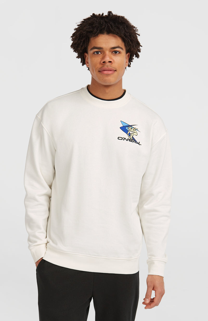 oneill Men FWC'Play Crew Sweatshirt | White