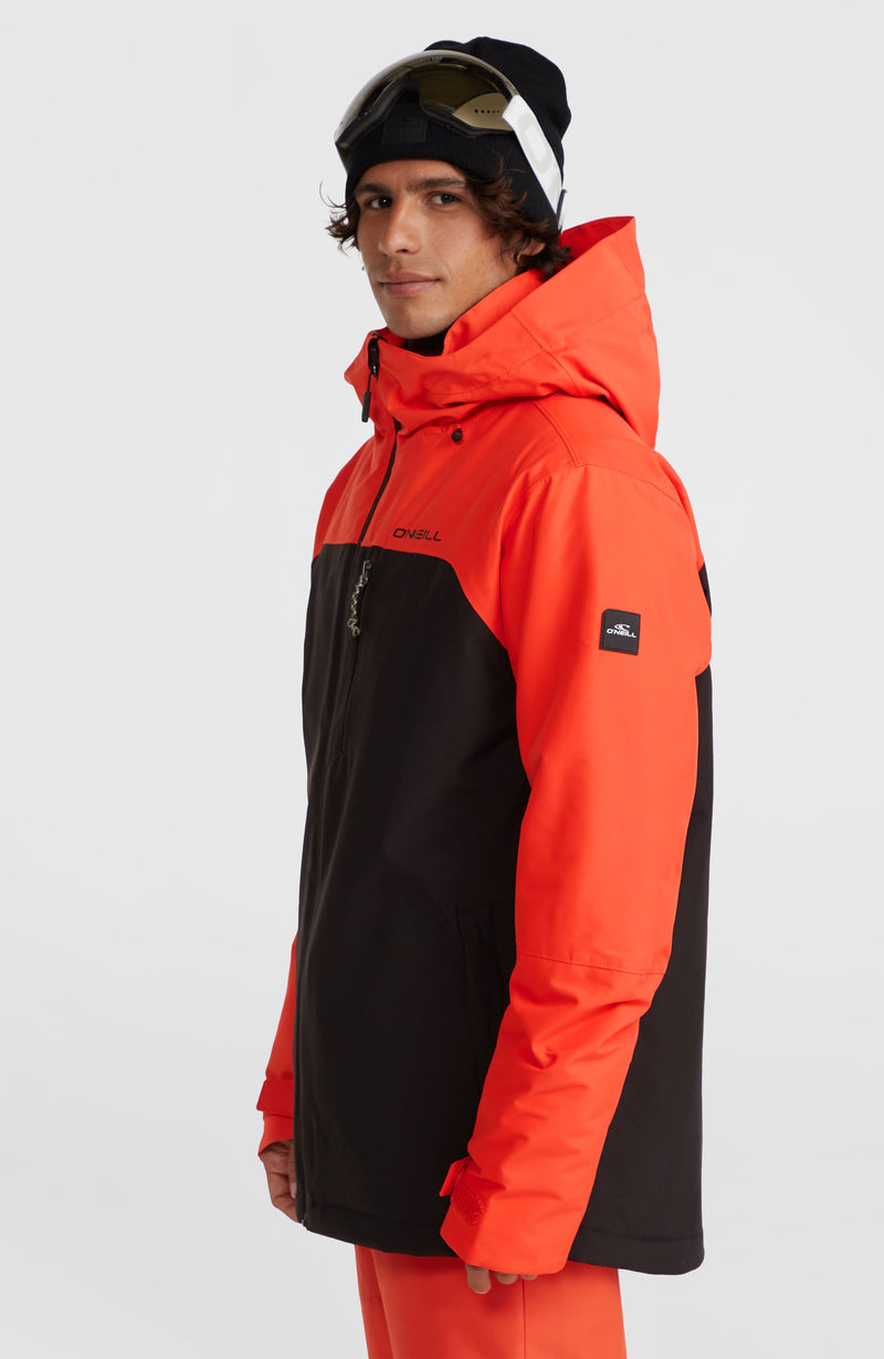Oneill Men Hammer Plus Snow Jacket | Black Mix