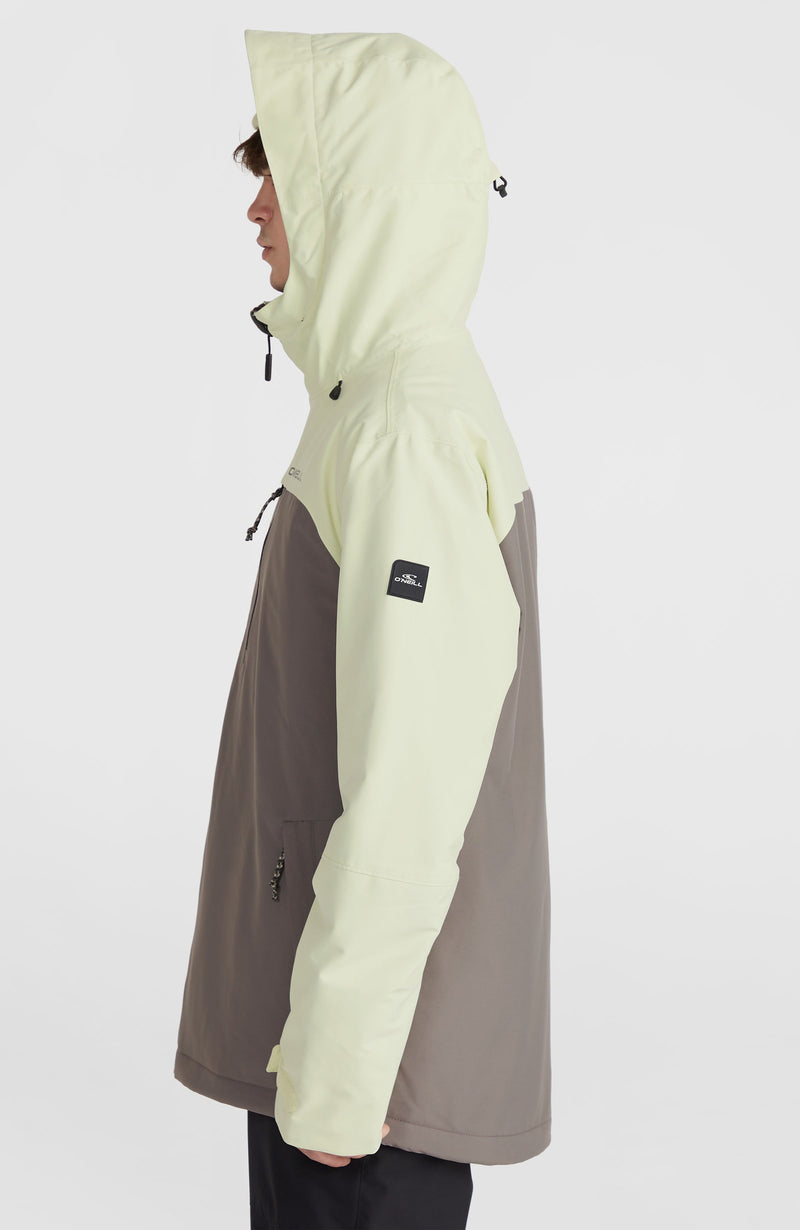 Oneill Men Hammer Plus Snow Jacket | Grey Mix