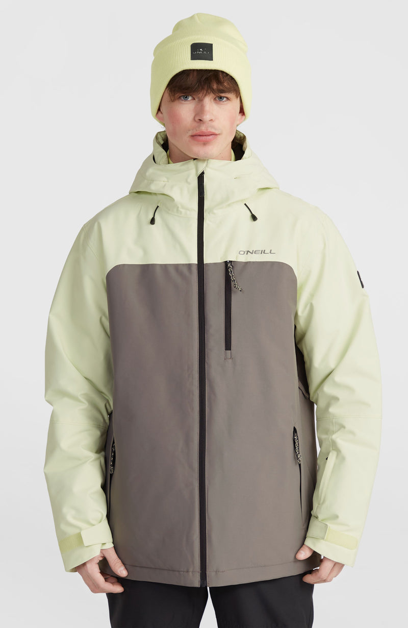 oneill Men Hammer Plus Snow Jacket | Grey Mix