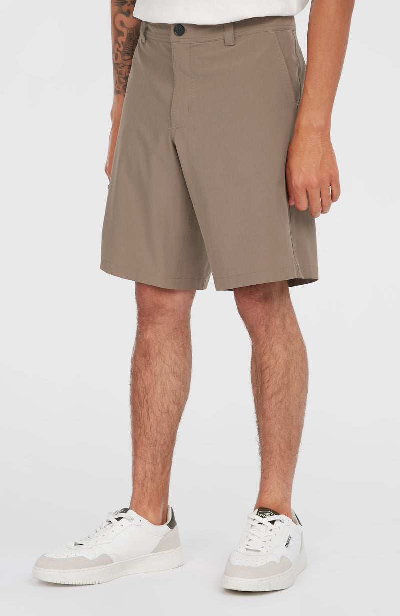 Oneill Men Hybrid Chino 19" Shorts | Brown