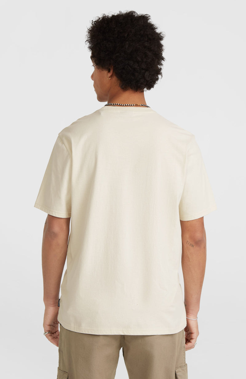 Oneill Men Ikat Stripe T-Shirt | Beige