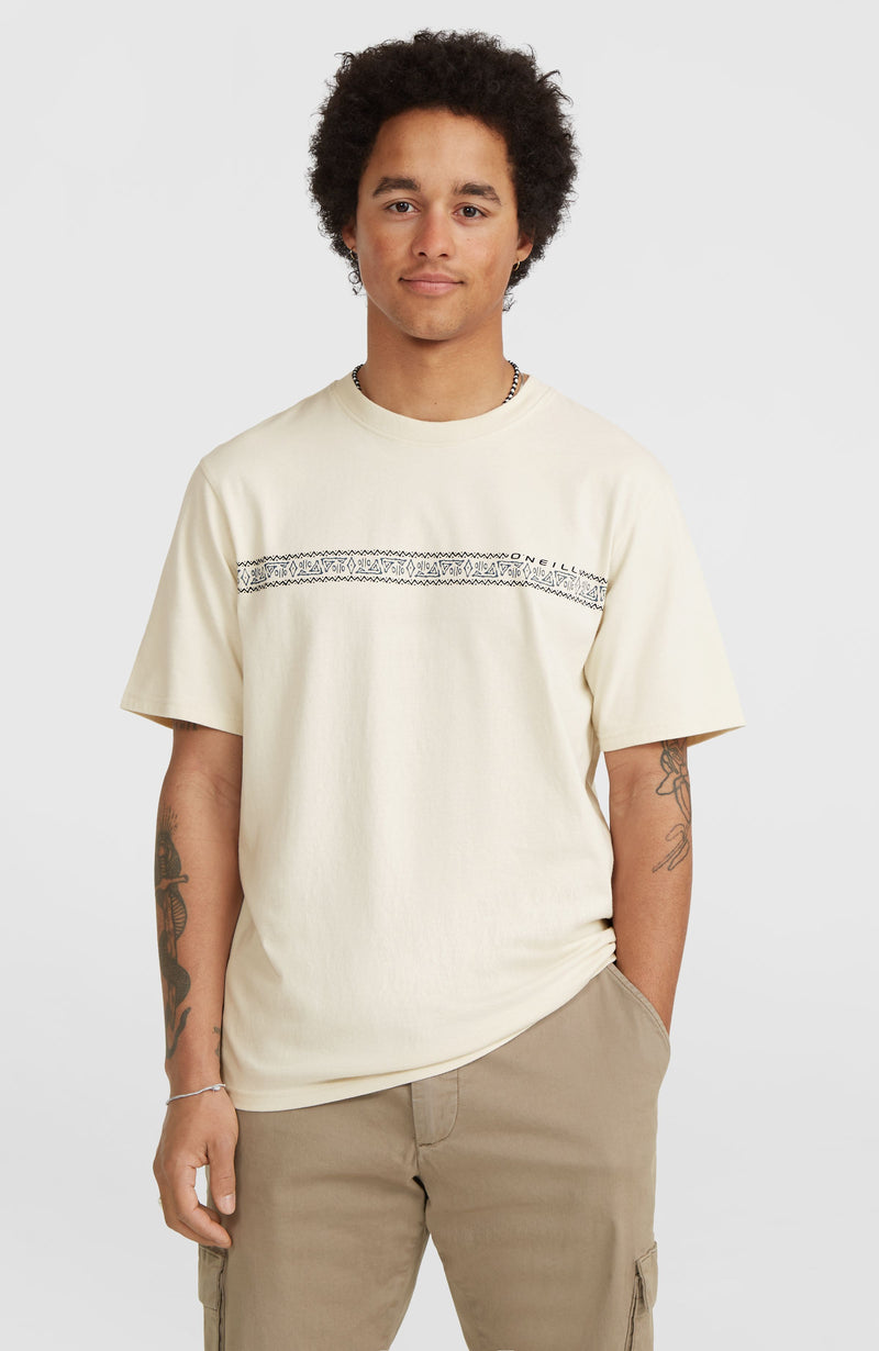 oneill Men Ikat Stripe T-Shirt | Beige